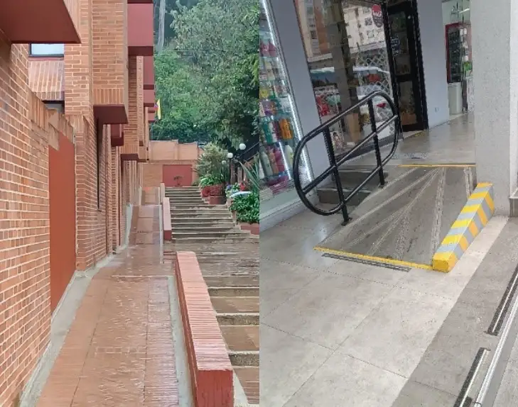 Rampa de acceso a un edificio